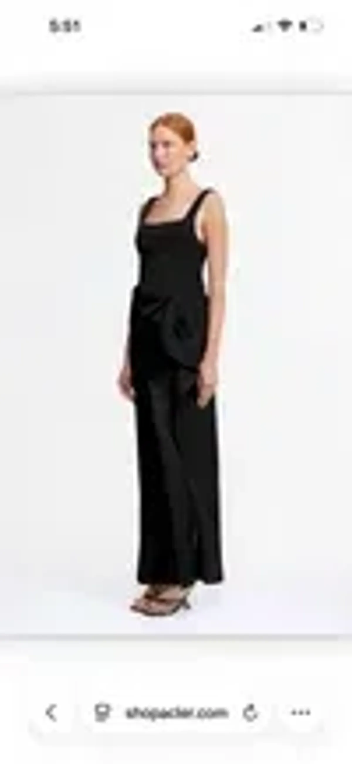 Acler - Tuthill Midi Dress - Black - Image 2