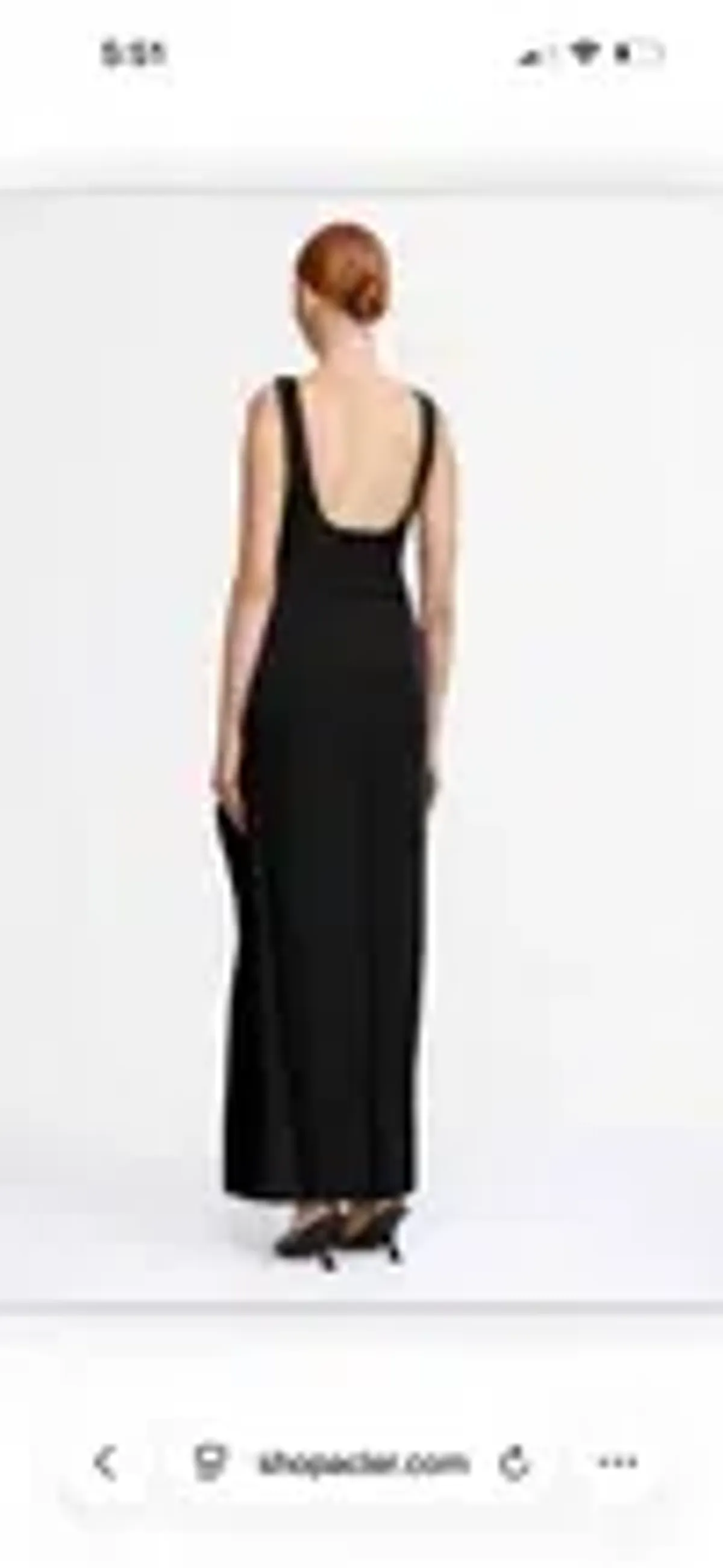 Acler - Tuthill Midi Dress - Black - Image 3