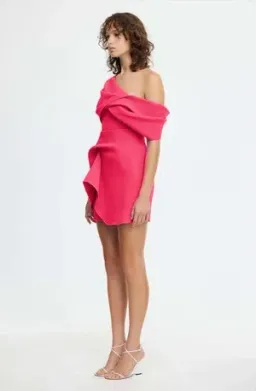 Acler - Ashford Mini Dress - Pink for rent on The Volte - image 2