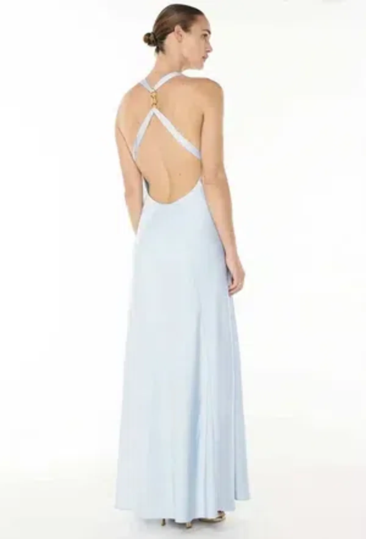 Manning Cartell - Charmed Cowl Slip Dress - Blue - Size 8 - Image 5