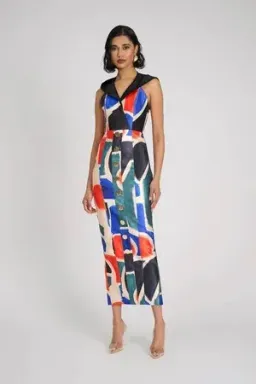 Eliya The Label - Carleen Midi Dress - Size 8 for rent on The Volte - image 4