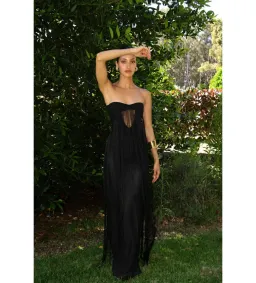 Deconduarte Venus Dress in Black Size S/AU8 for rent on The Volte - image 1