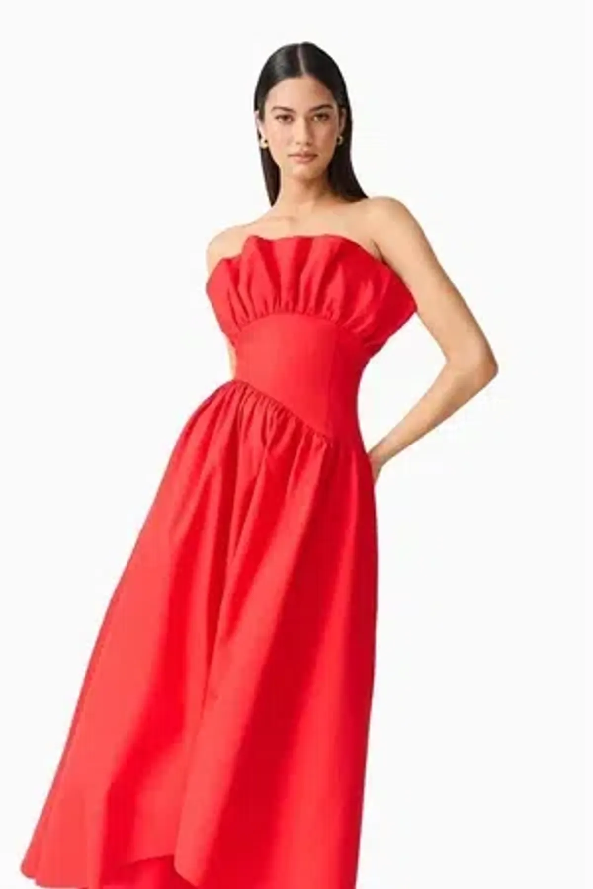 Elliatt - Laurel Sleeveless Maxi Dress - Red - Size 14 - Image 2