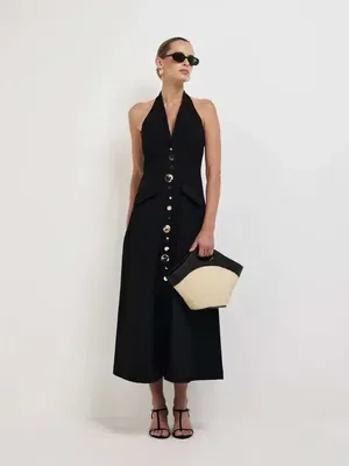 Sheike - Shai Maxi Dress - Black - Size 8 - Image 4
