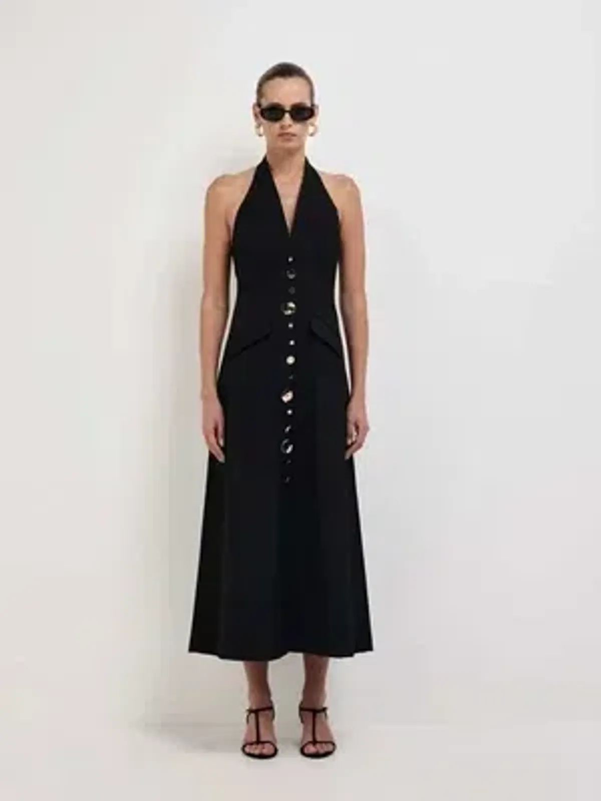 Sheike - Shai Maxi Dress - Black - Size 8 - Image 1