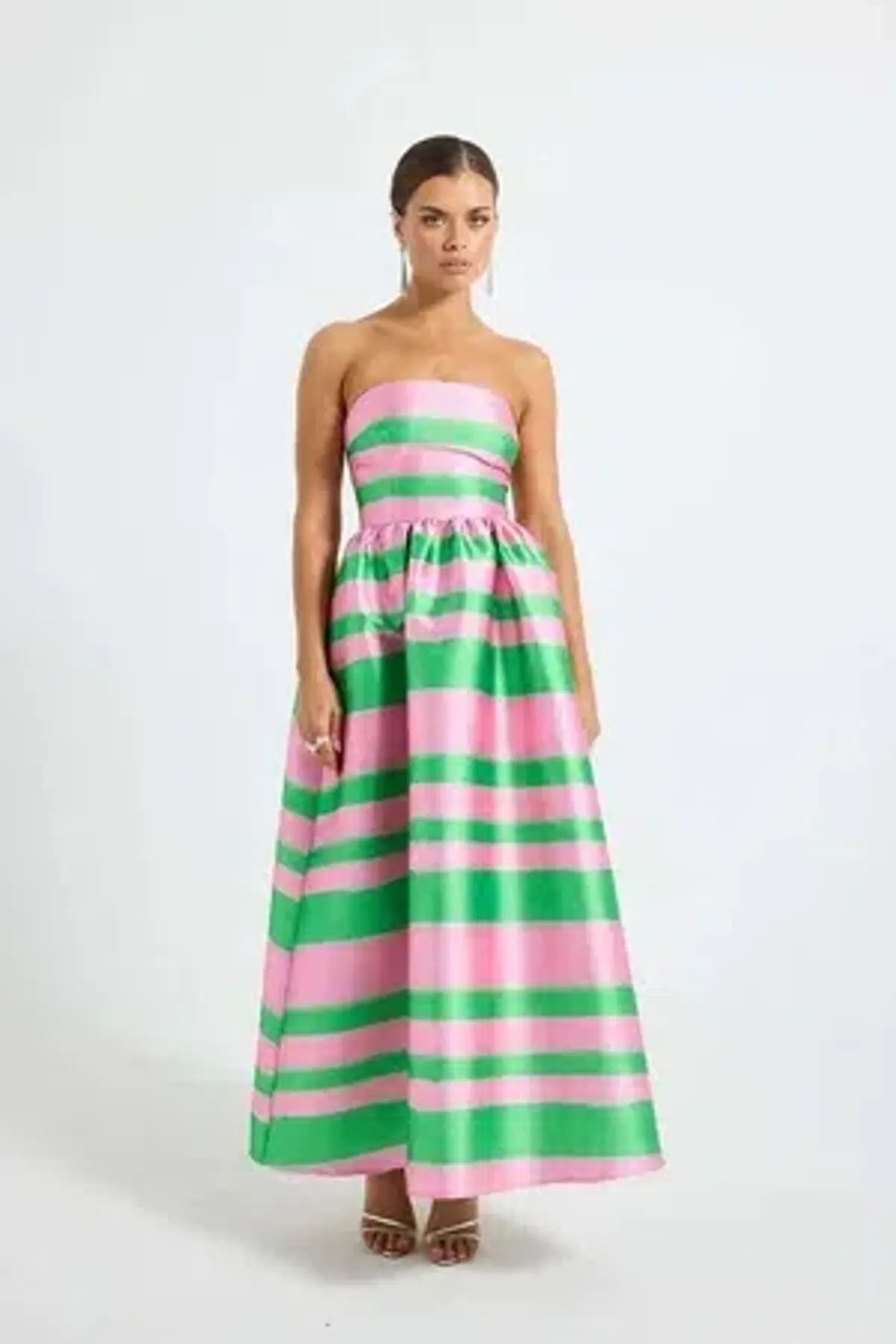 Pasduchas - Gigi Strapless Midi Dress - Size 8 - Image 1