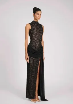 Eliya the Label Serina Dress Black for rent on The Volte - image 4