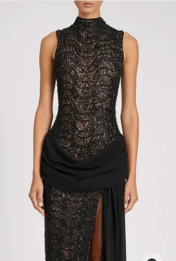 Eliya the Label Serina Dress Black for rent on The Volte - image 3