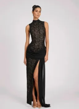 Eliya the Label Serina Dress Black for rent on The Volte - image 2