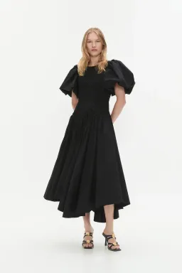 🖤 AJE Wisteria Midi Dress – Black – Size AU 6 🖤 for rent on The Volte - image 4