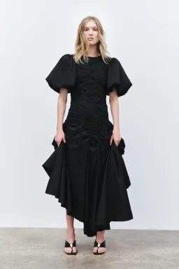🖤 AJE Wisteria Midi Dress – Black – Size AU 6 🖤 for rent on The Volte - image 1