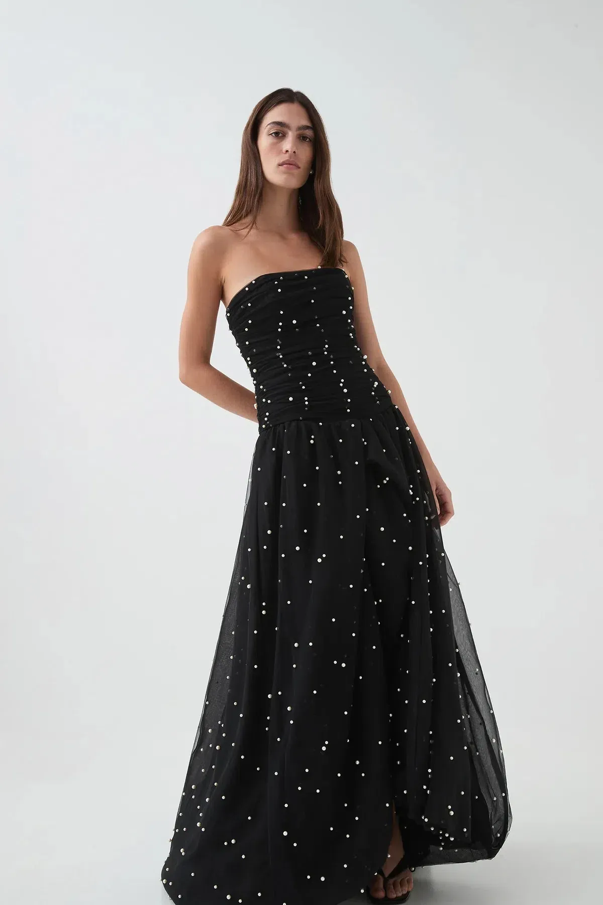 Aje Juniper Gown Black Size 12 - Image 1