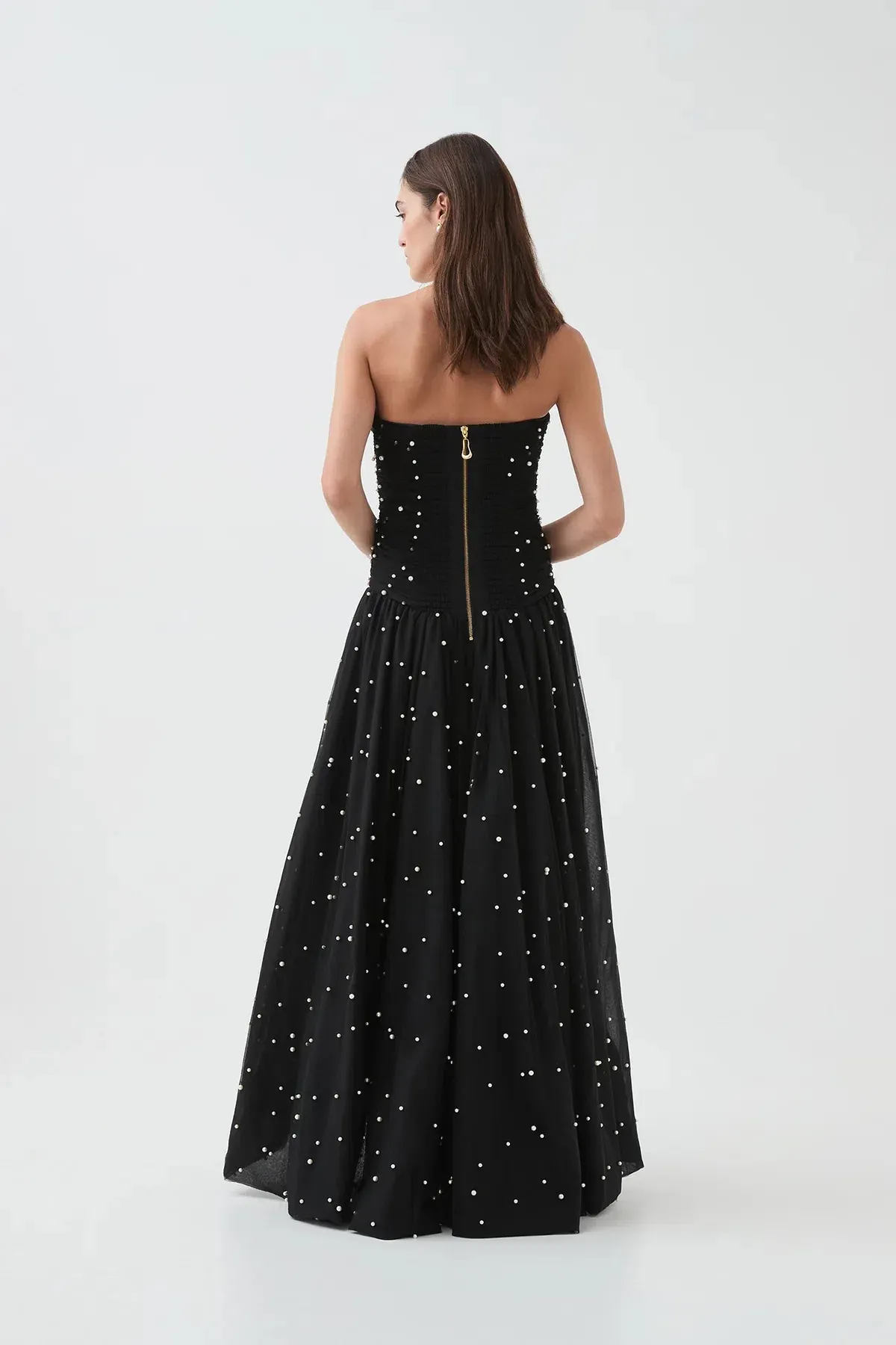 Aje Juniper Gown Black Size 12 - Image 2