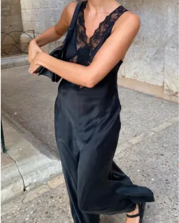 Sir Aries Black Maxi Dress  for rent on The Volte - image 3