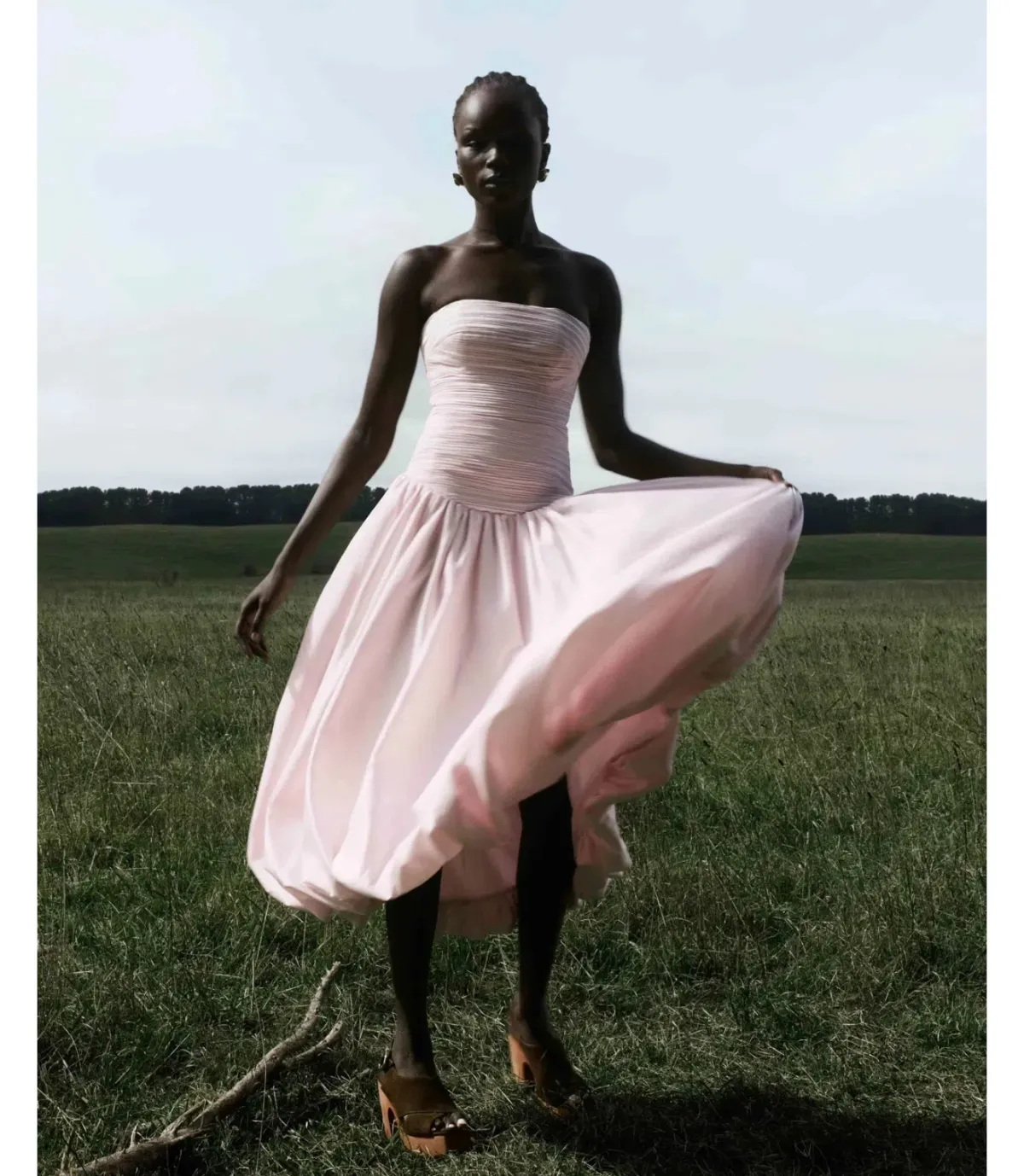 Aje Violette Bubble Midi Dress  - Image 1