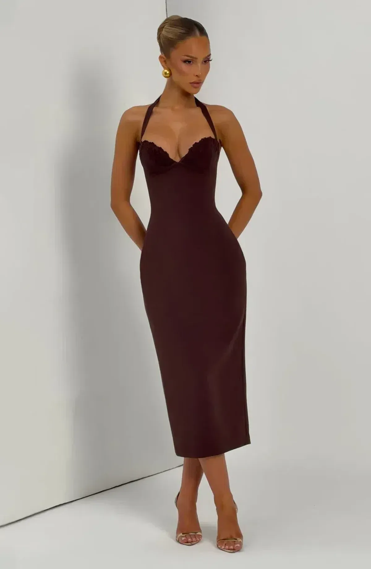 Baby Boo Cassia Midi Dress - size M - Image 2