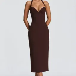 Baby Boo Cassia Midi Dress - size M for rent on The Volte - image 1