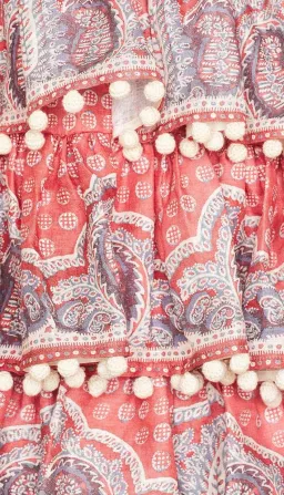 Zimmermann Vitali Tiered Hem Midi Dress size 2 for rent on The Volte - image 6