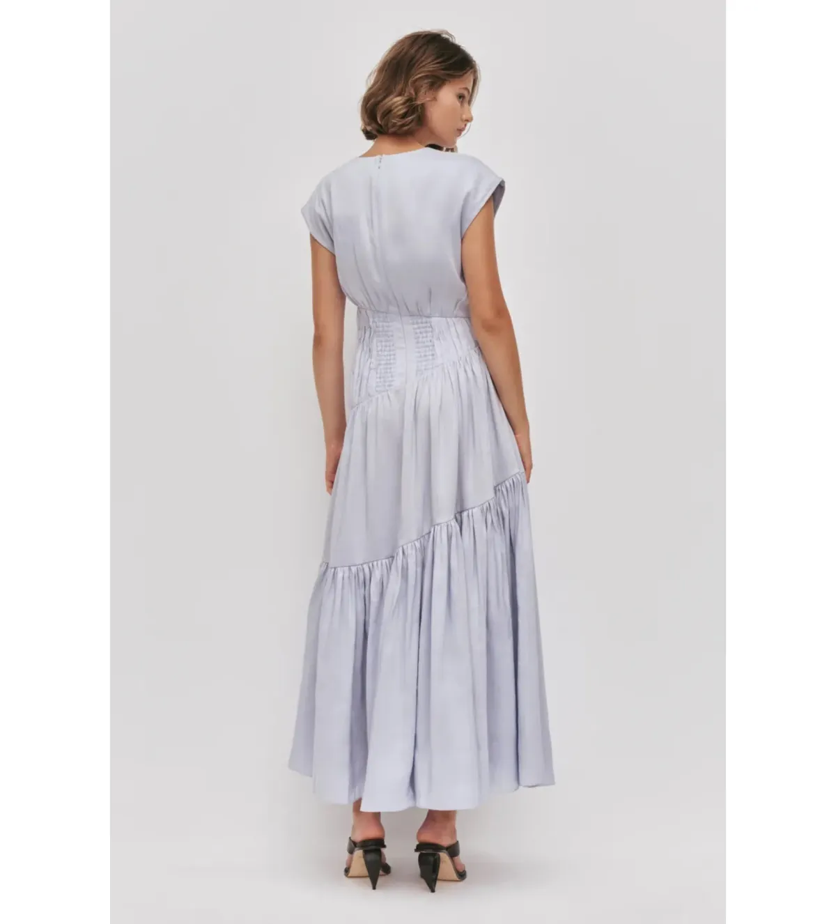 Aje Ecliptica Midi Dress in French Blue Size AU16 - Image 3