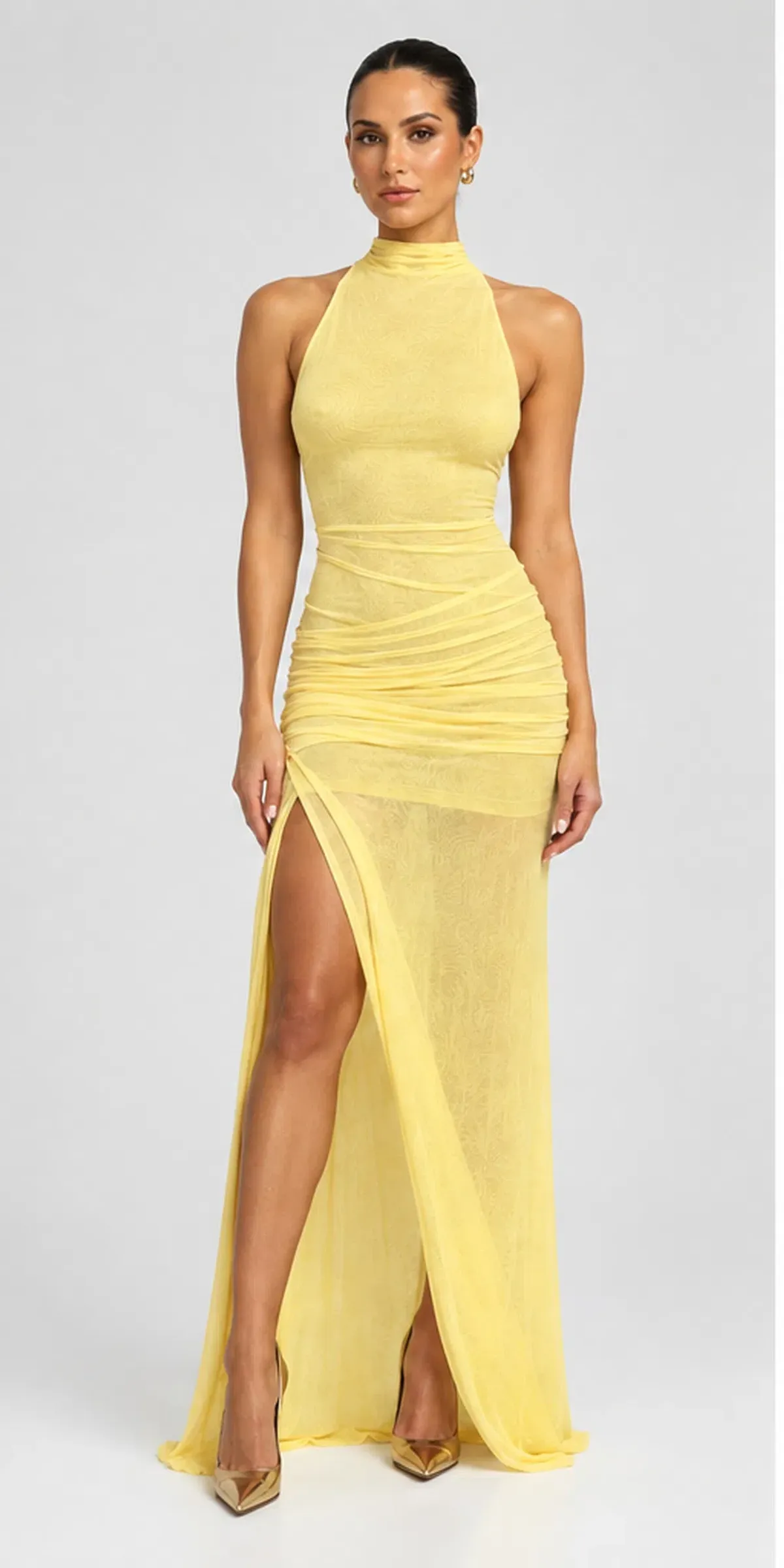 Bec & Bridge Jasmine Halter Dress - Image 1