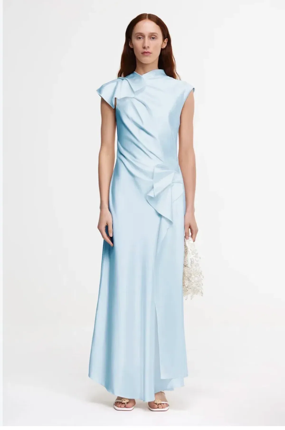 Acler Ramshaw Maxi Dress in Baby Blue size  AU size 10 - Image 1