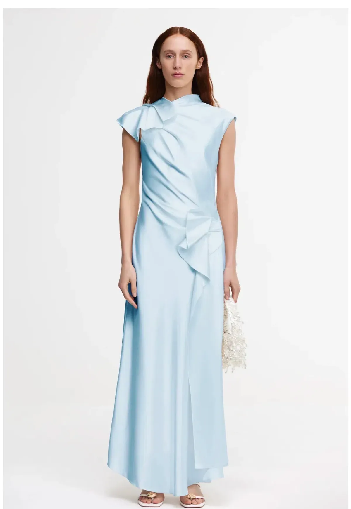 Acler Ramshaw Maxi Dress in Baby Blue size  AU size 10 - Image 5