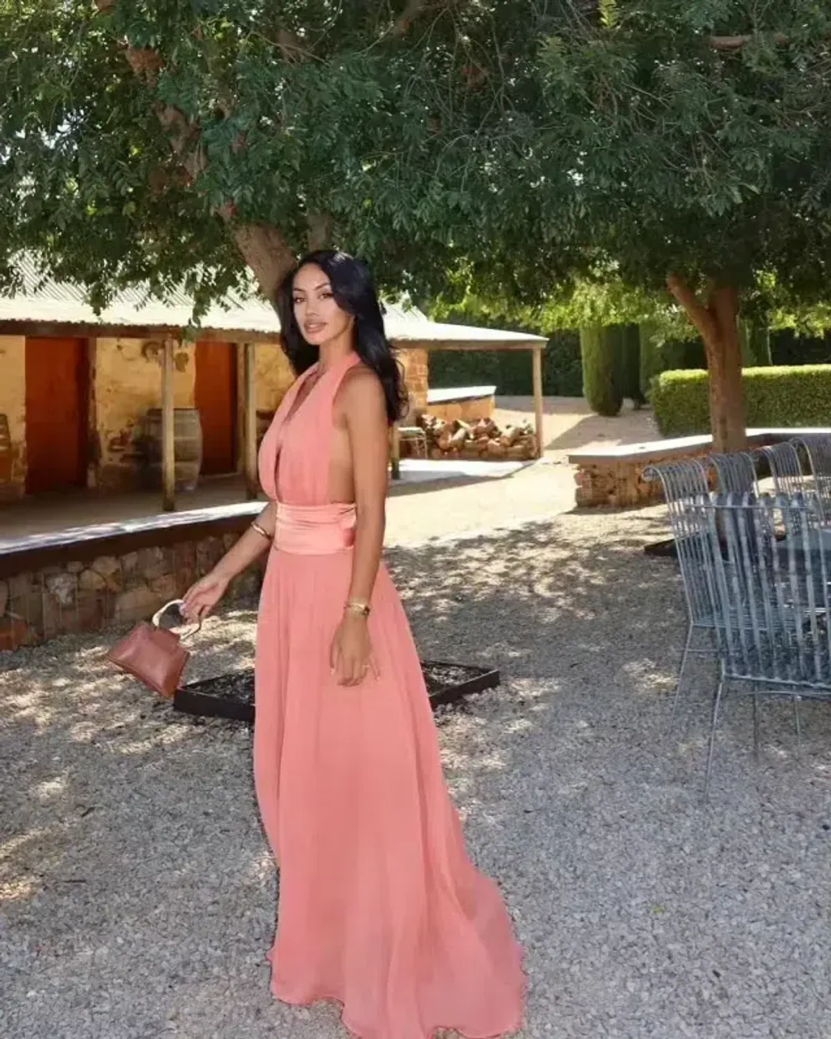 Arcina Ori Serena Dress Coral Size S / AU 8 - Image 4