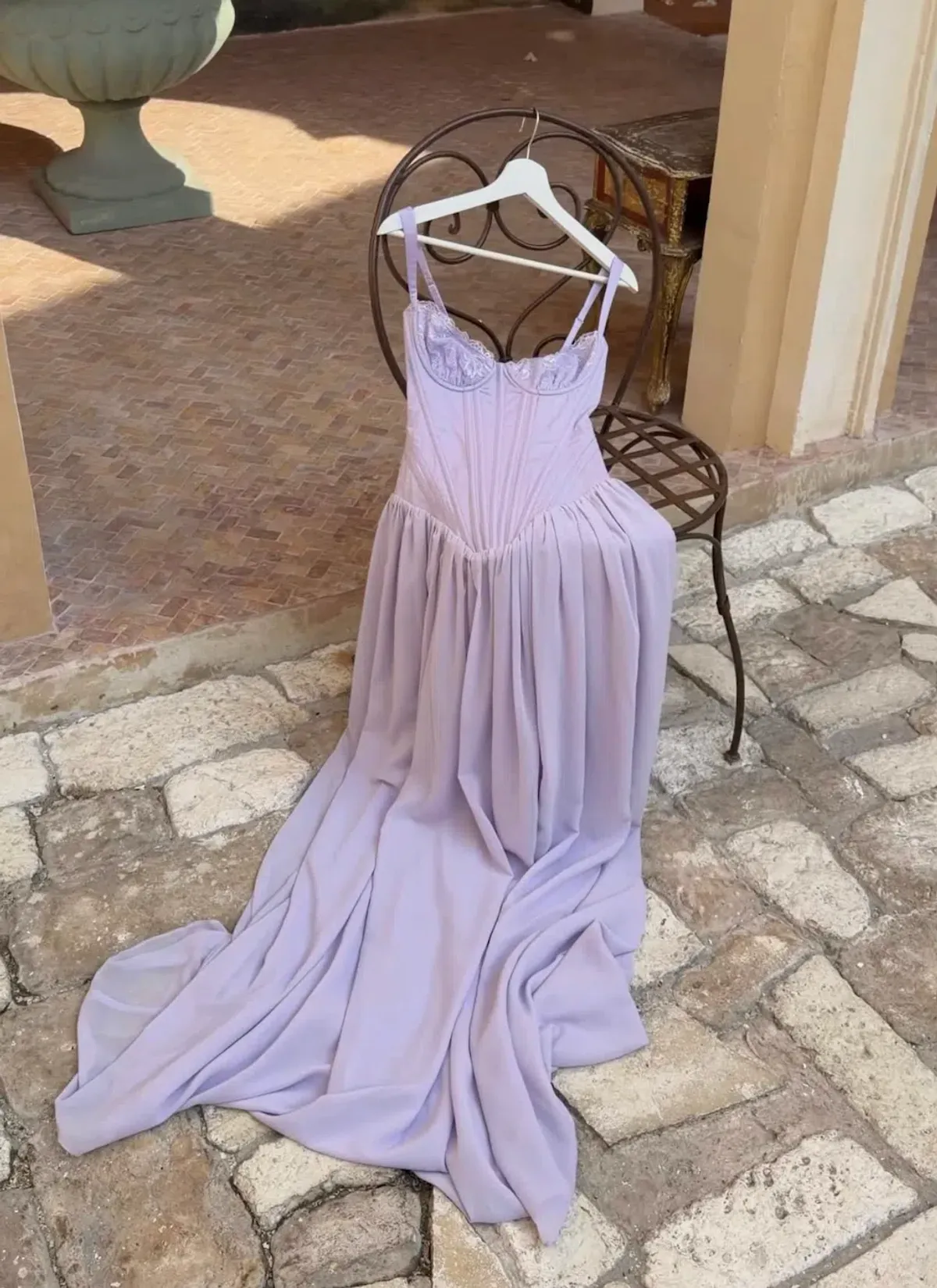 Fenity Elena Gown in Lilac Size L (fits a 10) - Image 3