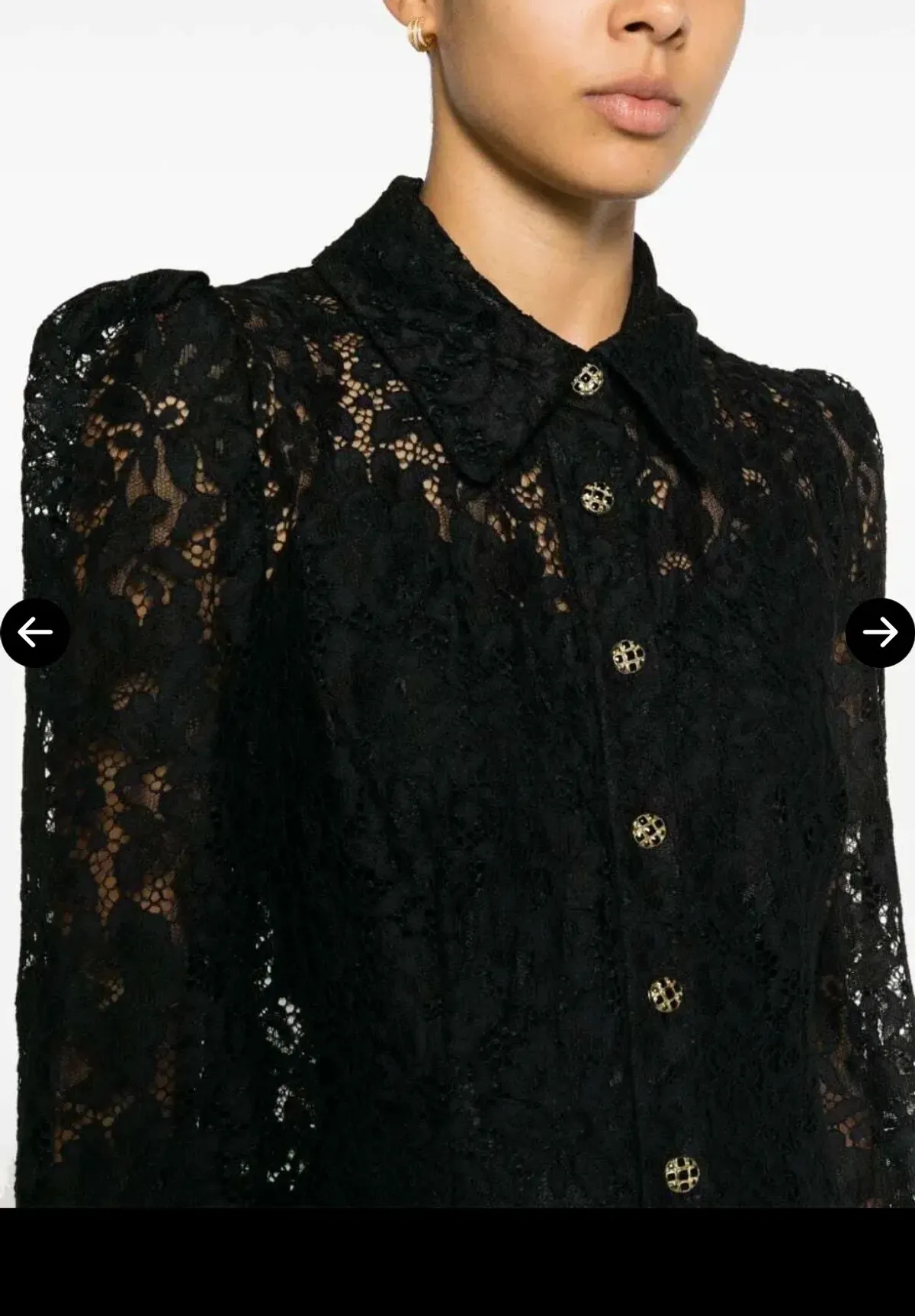Zimmermann Matchmaker lace top and pant set black sheer Size AU 3 / UK 14 - Image 8