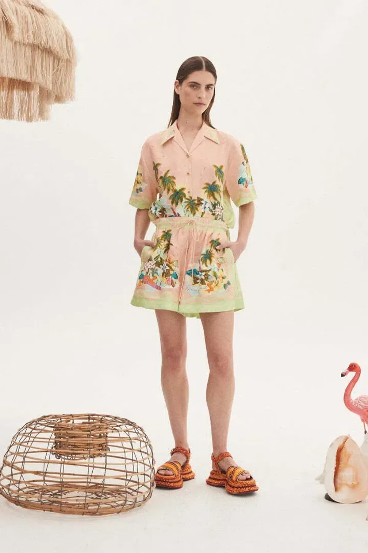 Alémais Mermaid Point Shirt and Short Set Size 12 - Image 1