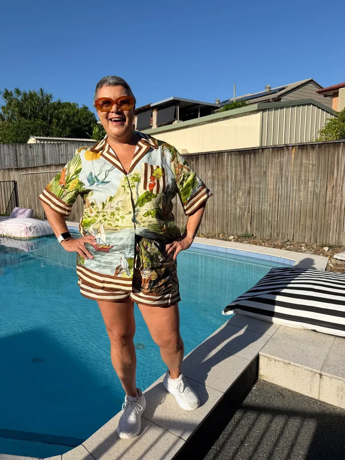 Alémais Toucan Tango Shirt and Short Set Size 12 - Image 1