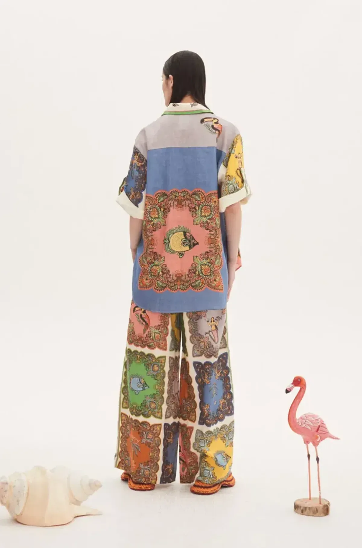 Alémais Trippy Troppo Shirt and Pant Set Size 12 - Image 2