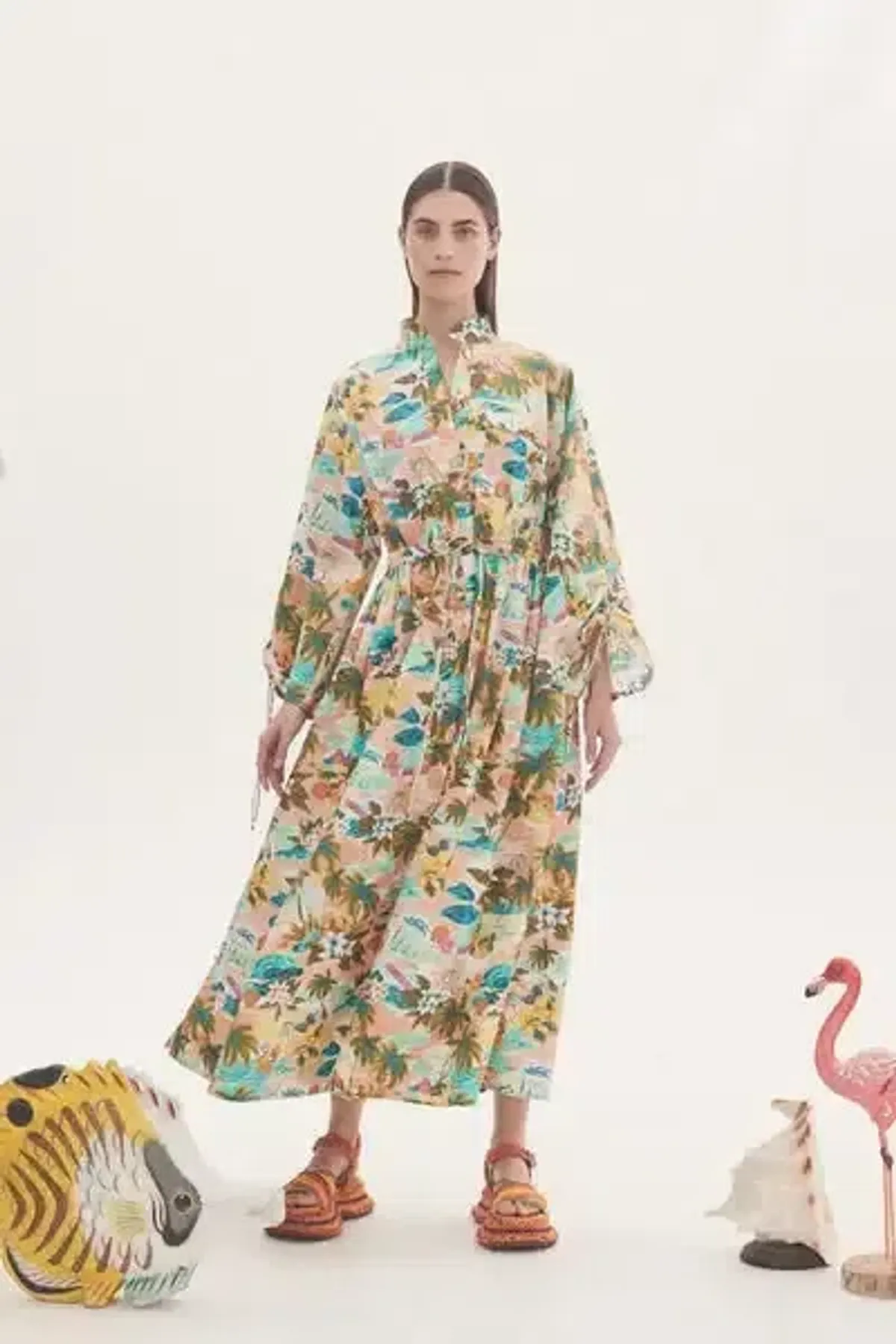 Alémais Mermaid Point Shirtdress Size 10 - Image 1
