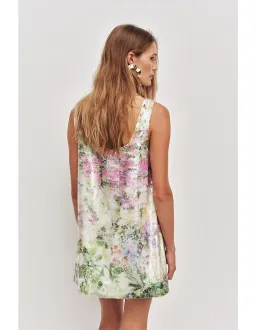 Brand New 🪻 AJE Dahlia Sequin Mini Dress 12 AU - Sequin Lavandula Floral Purple Pink 🪻 for rent on The Volte - image 4