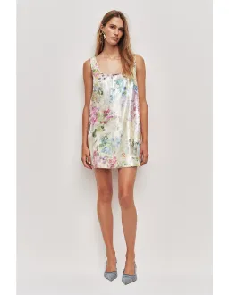 Brand New 🪻 AJE Dahlia Sequin Mini Dress 12 AU - Sequin Lavandula Floral Purple Pink 🪻 for rent on The Volte - image 1