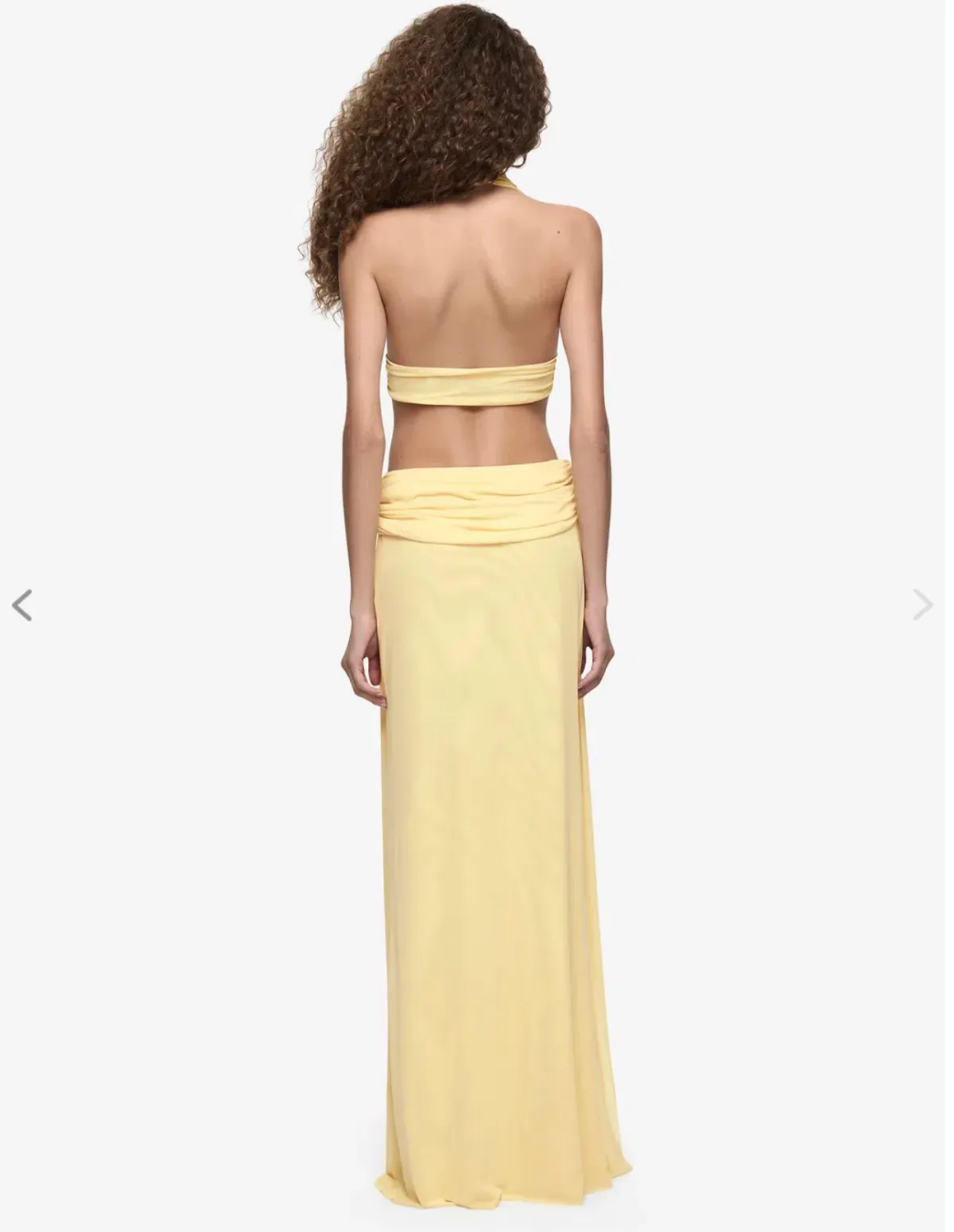 BEC AND BRIDGE CHARLIZE DRESS LEMON SIZE 8 - Image 3