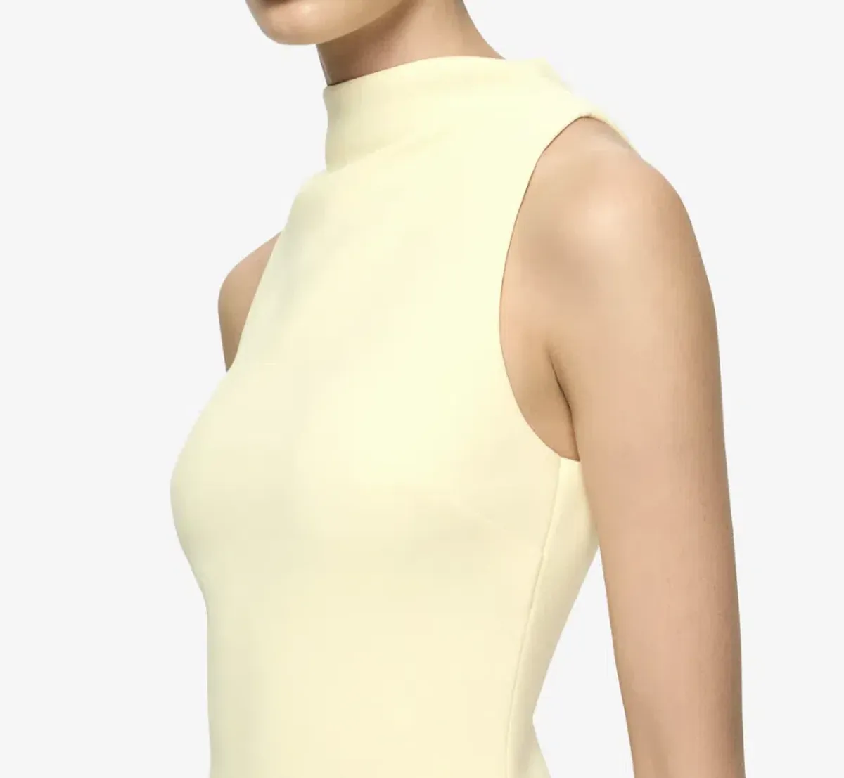 Bec & Bridge Gemma Racer Mini Dress in Lemon - Image 5