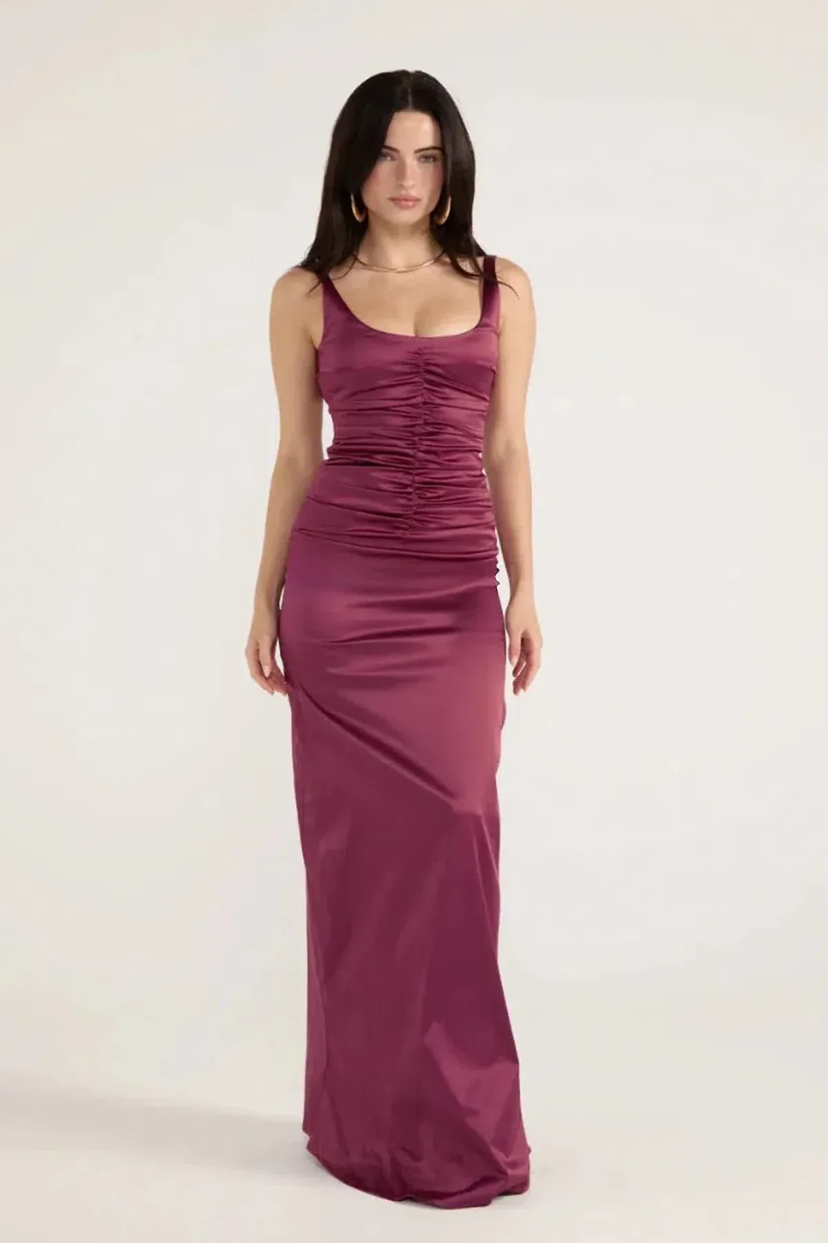 ANCE GRIA ATLEIN GOWN PLUM SIZE 6 (XS) - Image 1