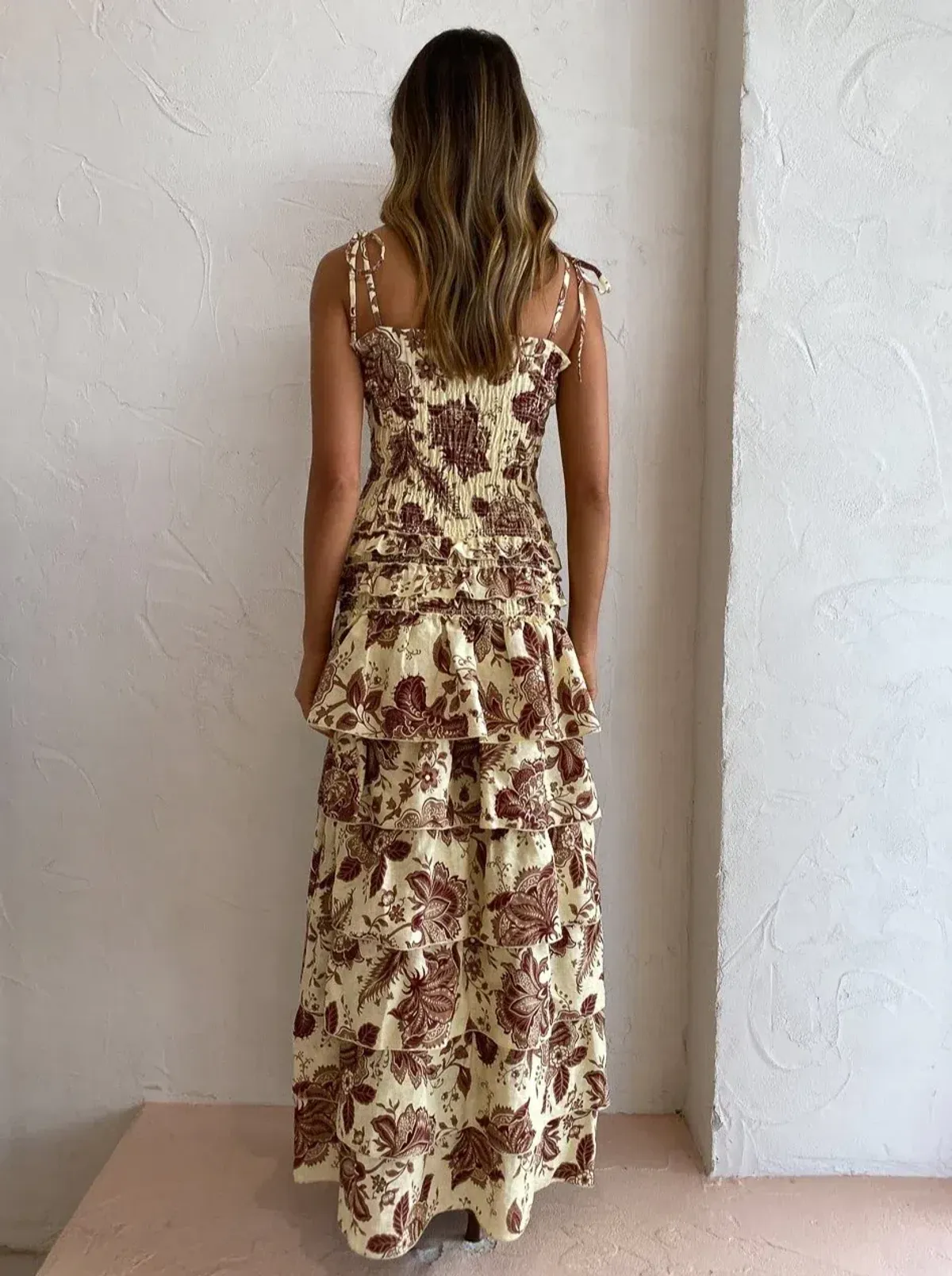 Sir The Label Rei Tiered Maxi Dress Size 2 / AU 10 - Image 3