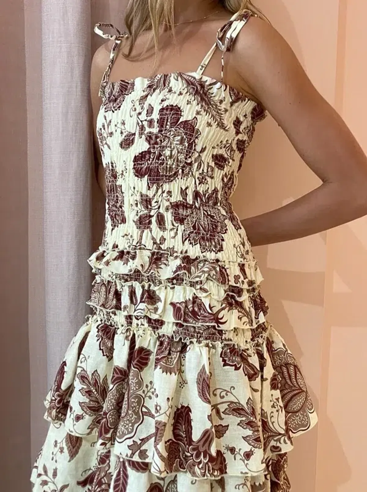 Sir The Label Rei Tiered Maxi Dress Size 2 / AU 10 - Image 4