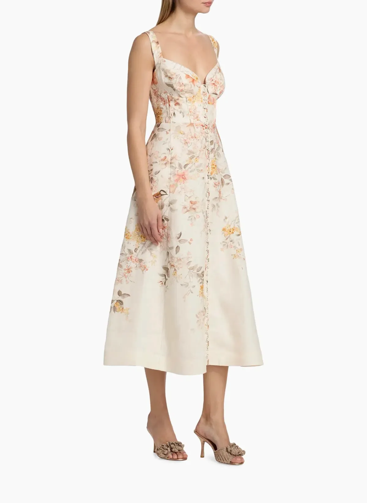 Zimmermann Luna buttoned picnic dress size 2 au 12 - Image 2