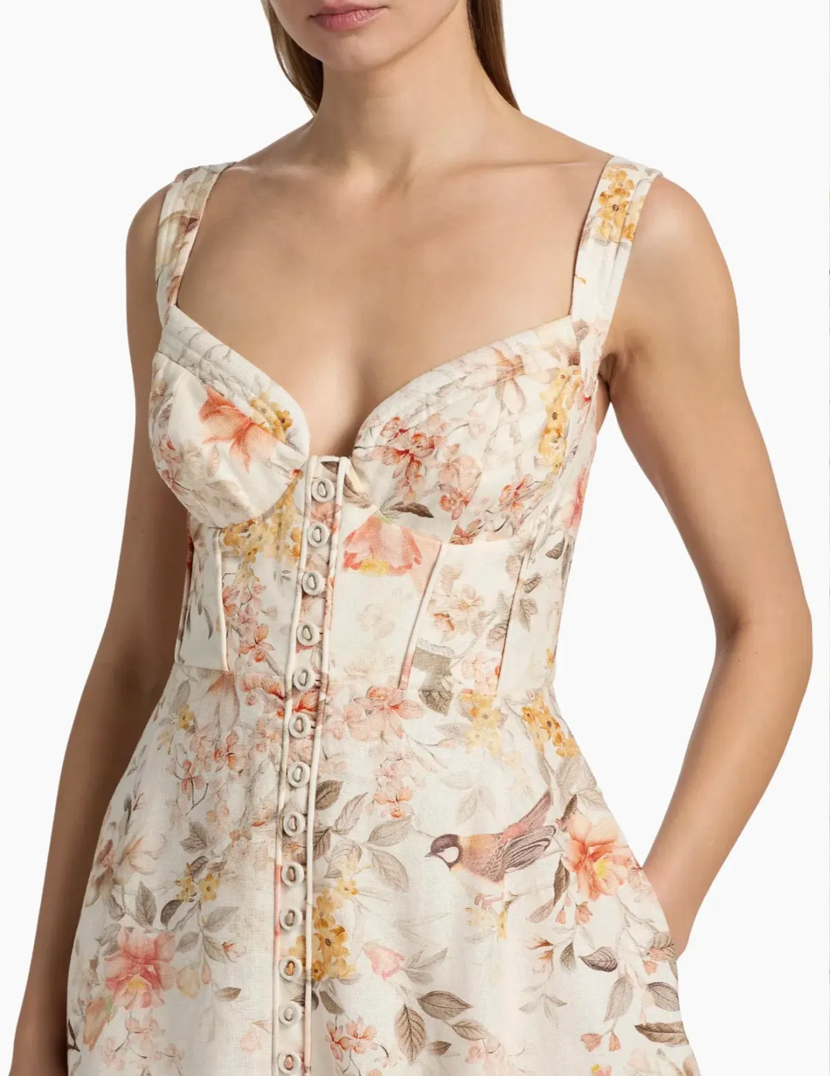 Zimmermann Luna buttoned picnic dress size 2 au 12 - Image 4