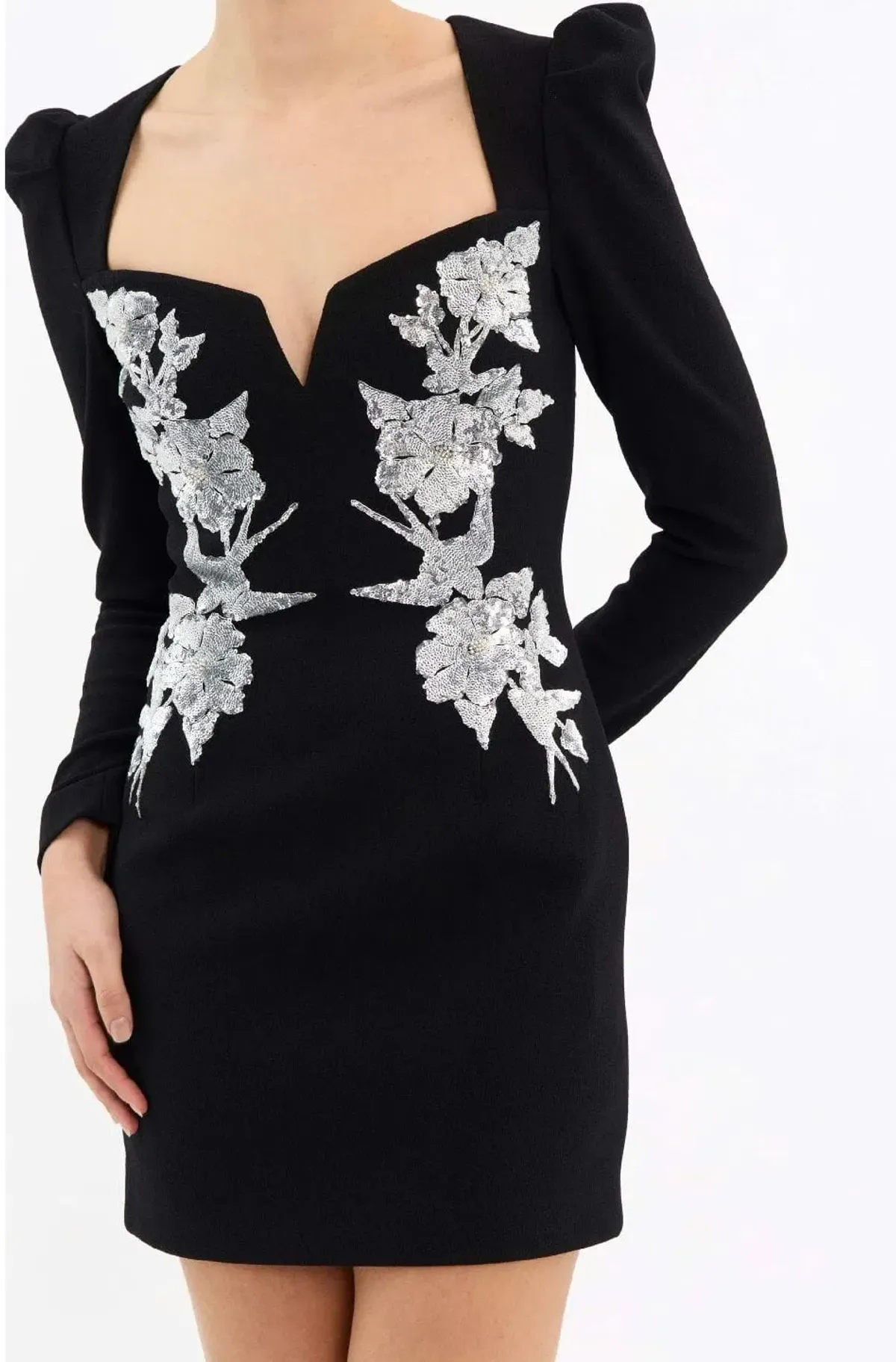 Rebecca Vallance Monroe Long Sleeve Mini Dress - Image 5