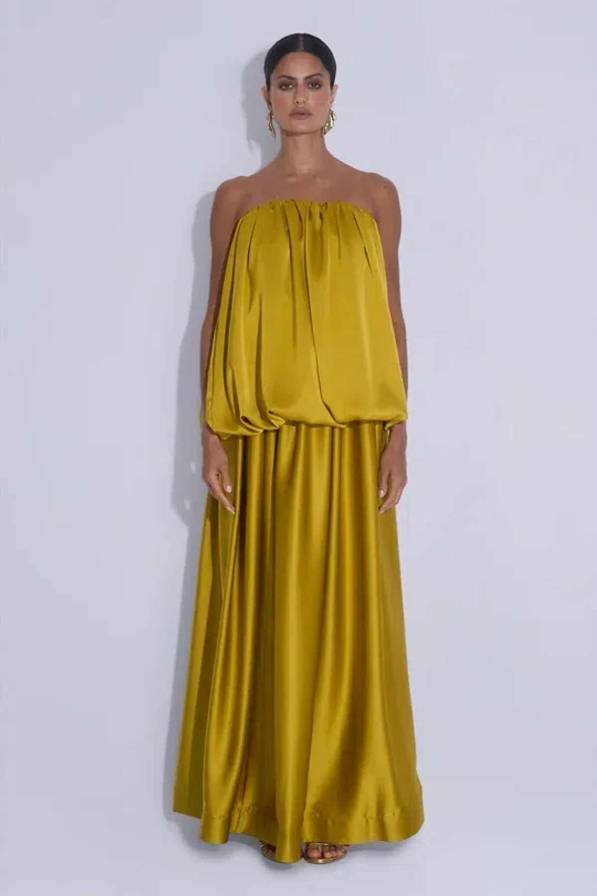 Lidee Reine Gown in Chartreuse Size 8 - Image 3