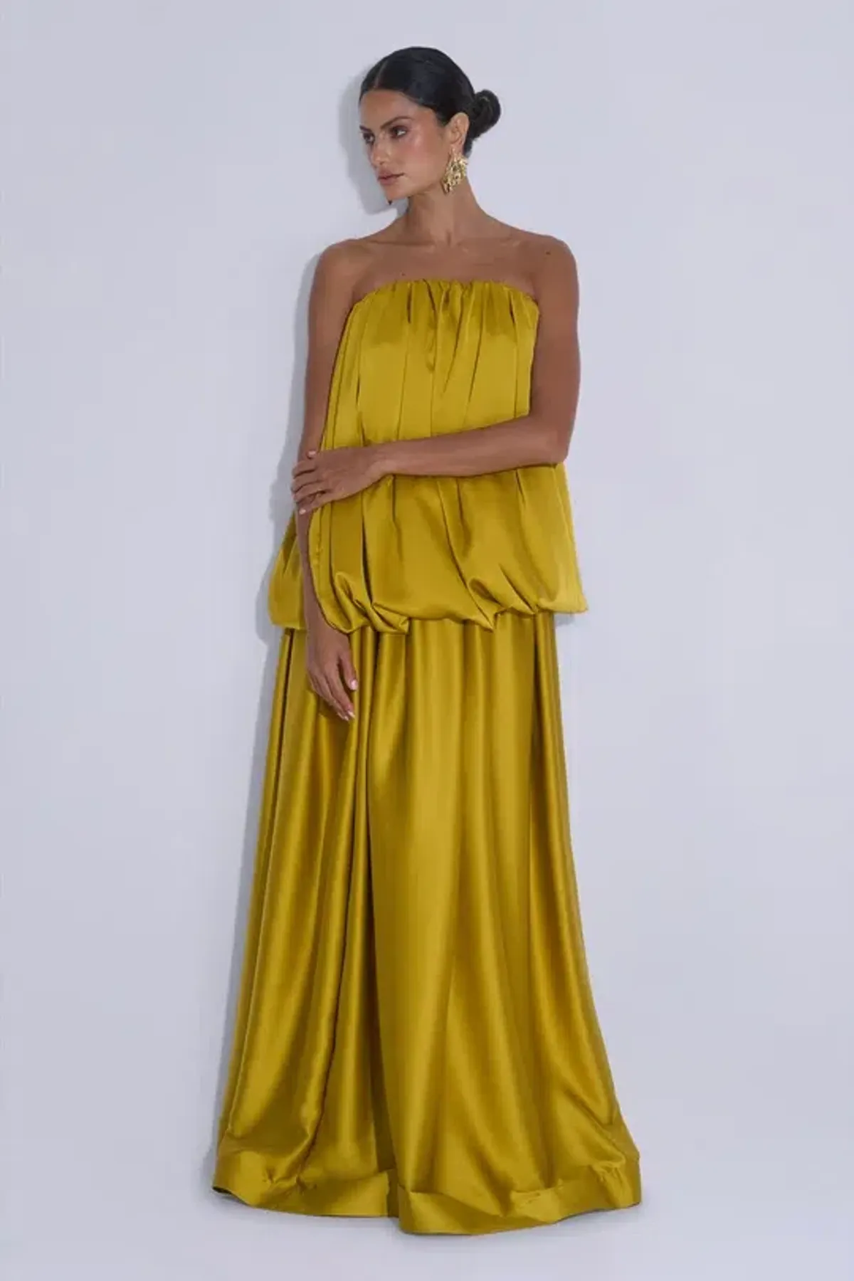 Lidee Reine Gown in Chartreuse Size 8 - Image 4