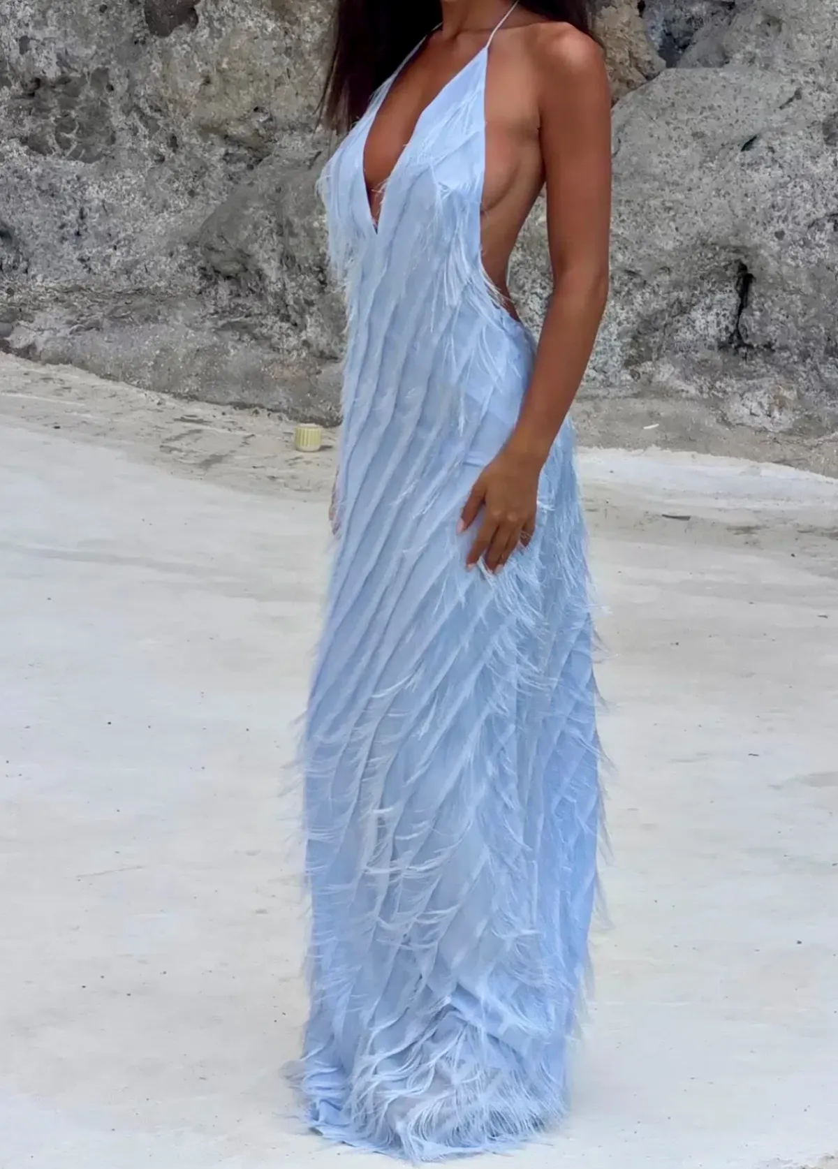Jasook Noa Gown Powder Blue XS - Image 3