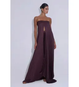 L'Idee Marmont Top and Gala Skirt Set in Mahogany Size AU8 for rent on The Volte - image 1