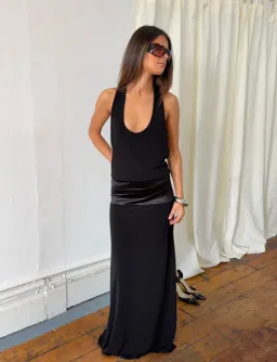 la marie, serena maxi black, maxi, size 6-8  for rent on The Volte - image 3