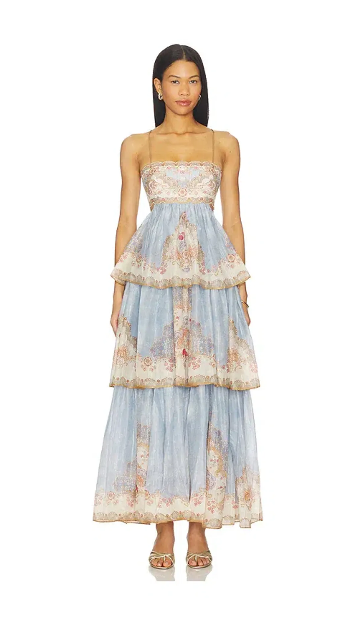 Zimmermann Daylight Tiered Maxi Dress, Size 0. - Image 6