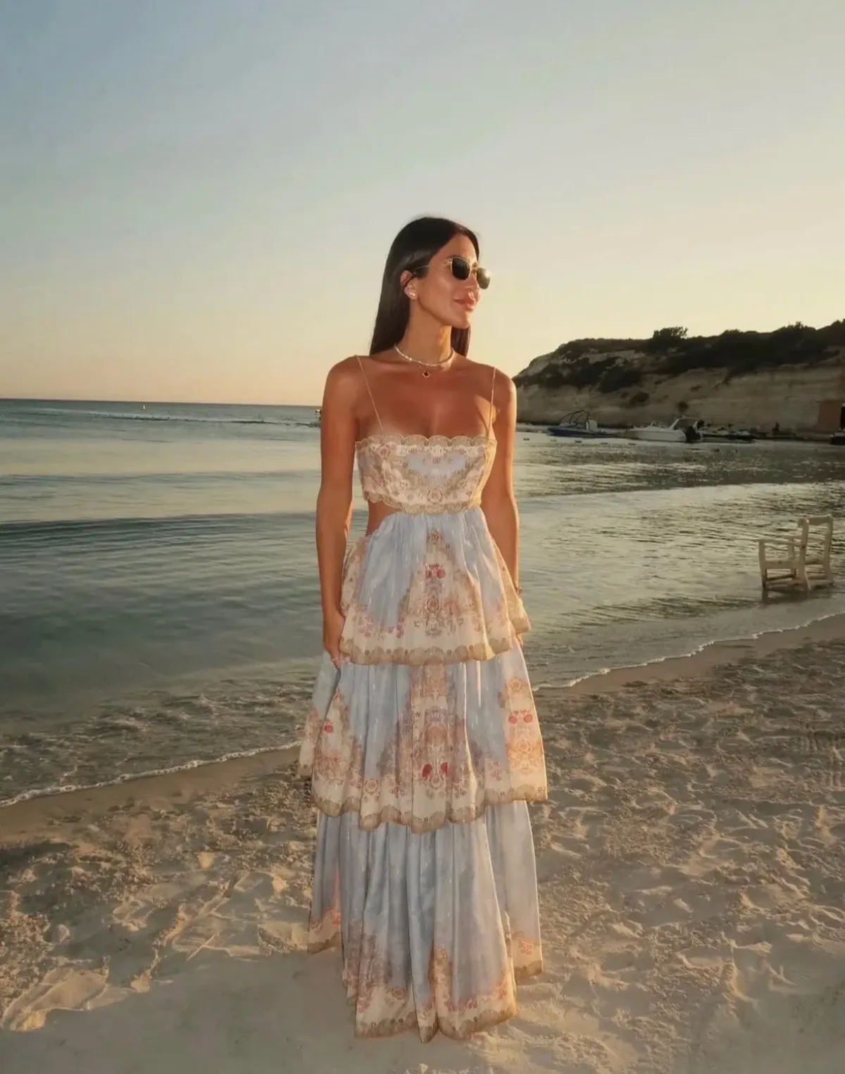 Zimmermann Daylight Tiered Maxi Dress, Size 0. - Image 5